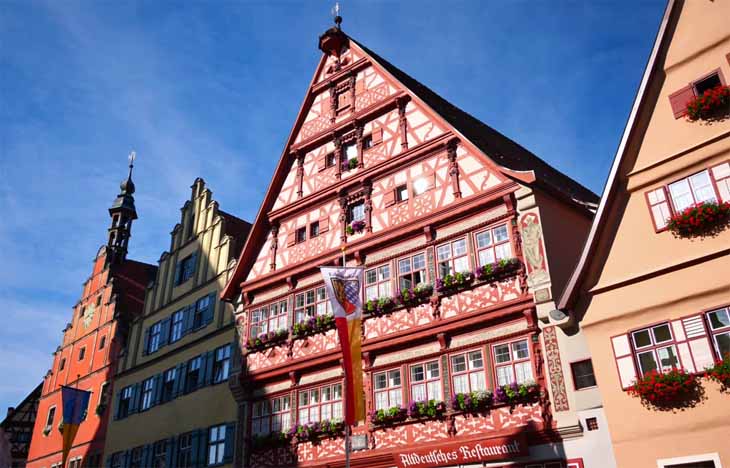 het Deutsche Haus in Dinkelsbühl