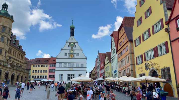 Marktplatz in Rothenburg