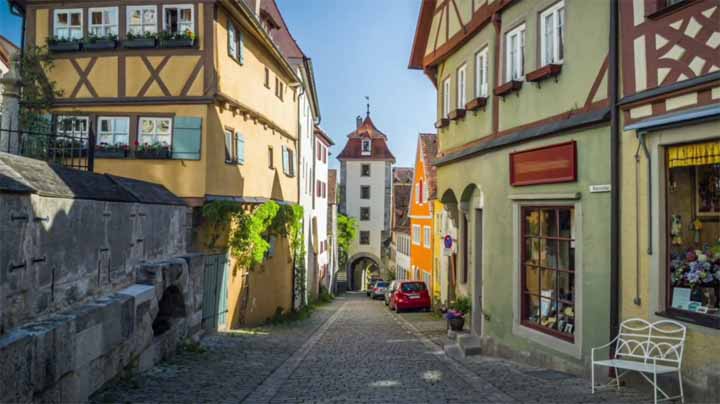 Rothenburg ob der Tauber een prachtig middeleeuws stadje