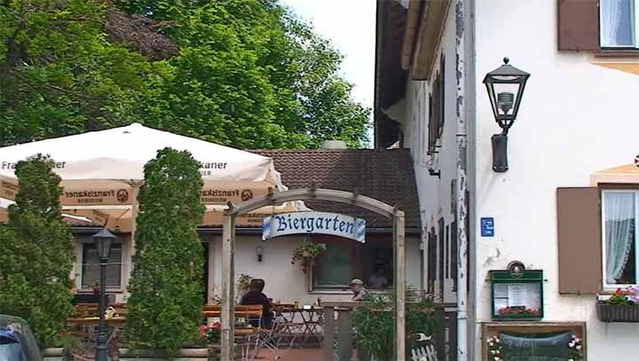 Biergarten in Rottenbuch